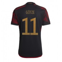 Njemačka Mario Gotze #11 Gostujuci Dres SP 2022 Kratak Rukav